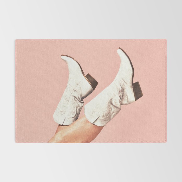 These Boots - Peach / Pink Rug Gallery Image 2