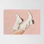 These Boots - Peach / Pink Rug Gallery Image 2