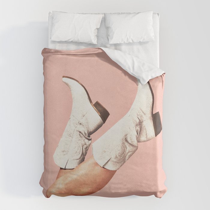 These Boots - Peach / Pink Duvet Cover Gallery Image 6