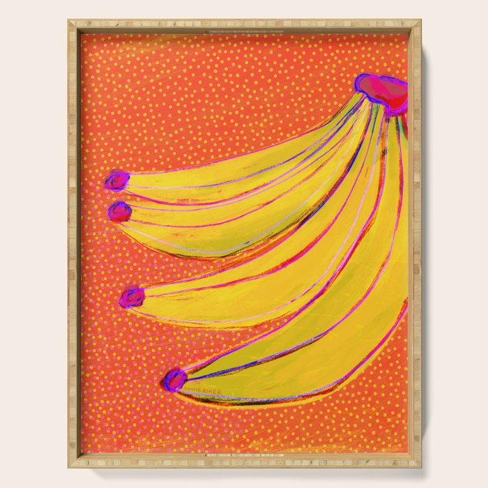 Bananas Bunch Serving Tray Gallery Image 1