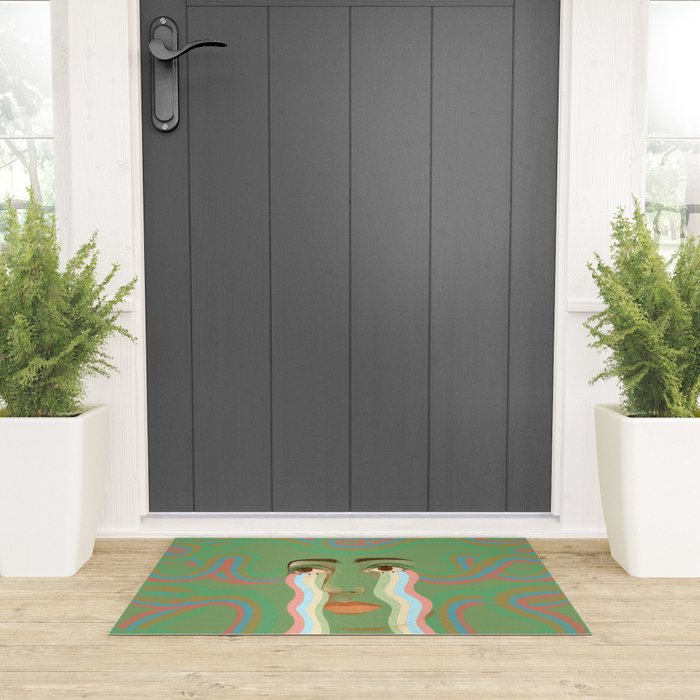 Crying Rainbow River  Welcome Mat Gallery Image 3