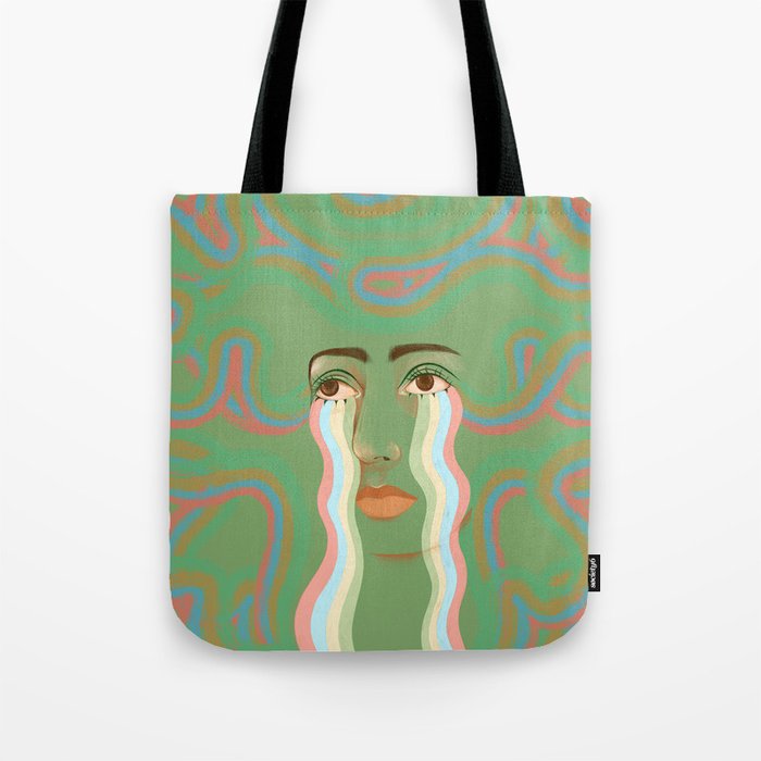 Crying Rainbow River  Tote Bag Gallery Image 1