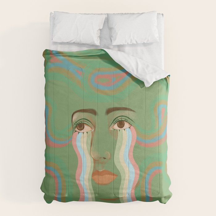 Crying Rainbow River  Comforter Gallery Image 6