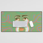Crying Rainbow River  Desk Mat Gallery Image 1