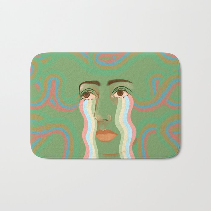 Crying Rainbow River  Bath Mat Gallery Image 1