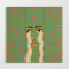 Crying Rainbow River  Wood Wall Art Gallery Image 1