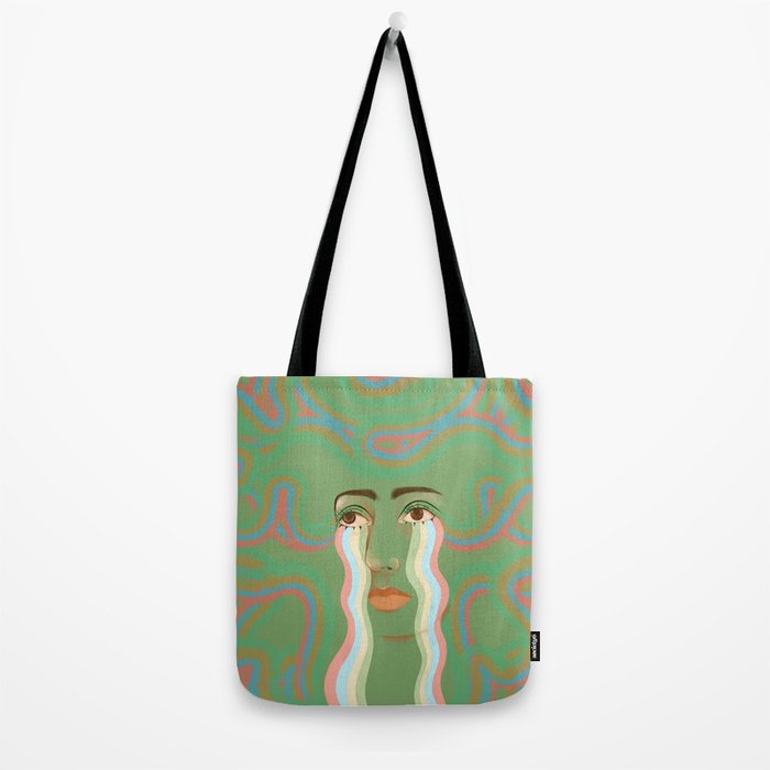 Crying Rainbow River  Tote Bag Gallery Image 2
