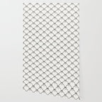 Bows & Ribbons Pattern IV Black and White Wallpaper Gallery Image 2