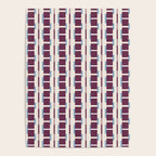 Burgundy Grid Elegance Poster Gallery Image 4