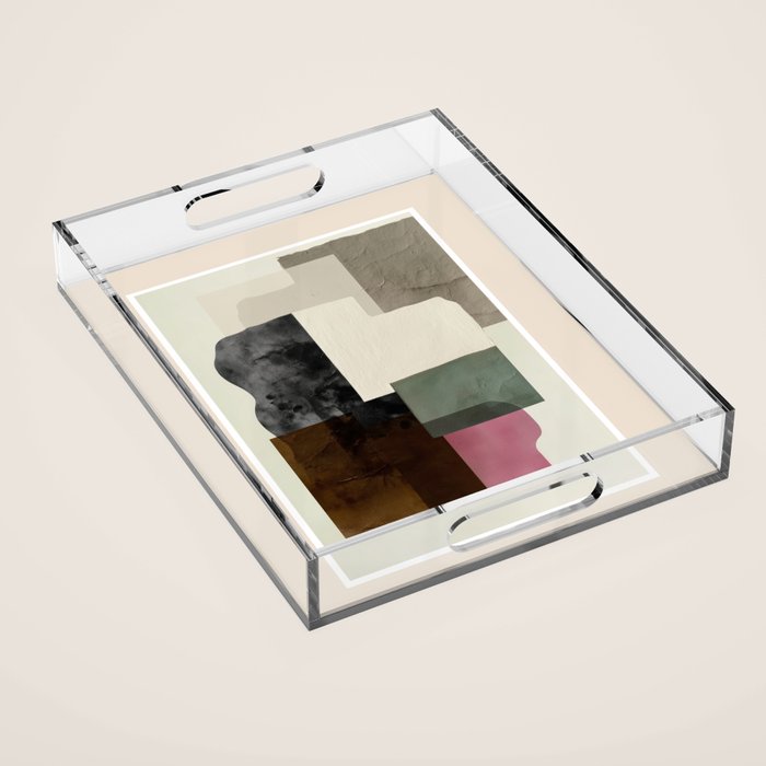 Soft Geometry I Acrylic Tray Gallery Image 1