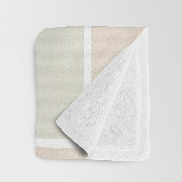 Soft Geometry I Throw Blanket Gallery Image 3