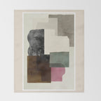 Soft Geometry I Throw Blanket Gallery Image 2