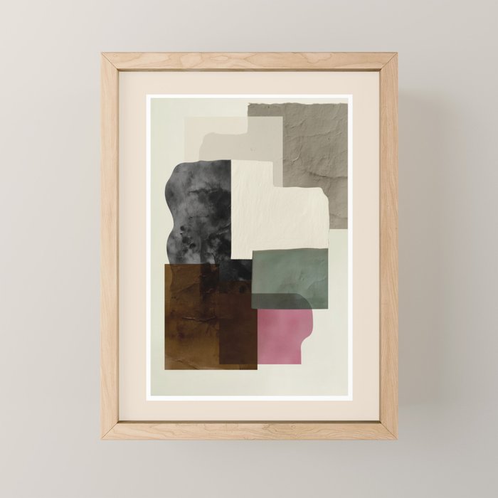 Soft Geometry I Mini Art Print Gallery Image 1