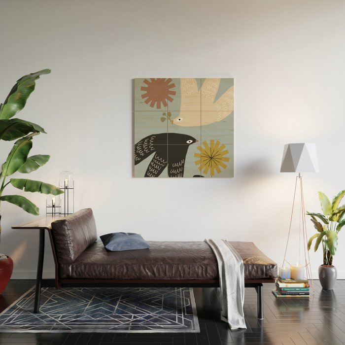 Flirting with Spring Wood Wall Art Gallery Image 2