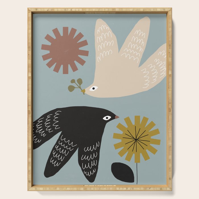 Flirting with Spring Serving Tray Gallery Image 1