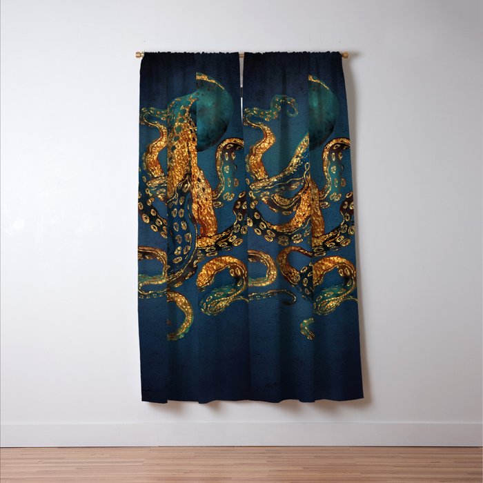 Underwater Dream IV Window Curtain Gallery Image 3