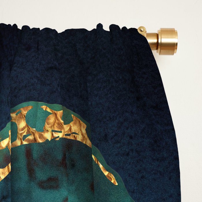 Underwater Dream IV Window Curtain Gallery Image 2