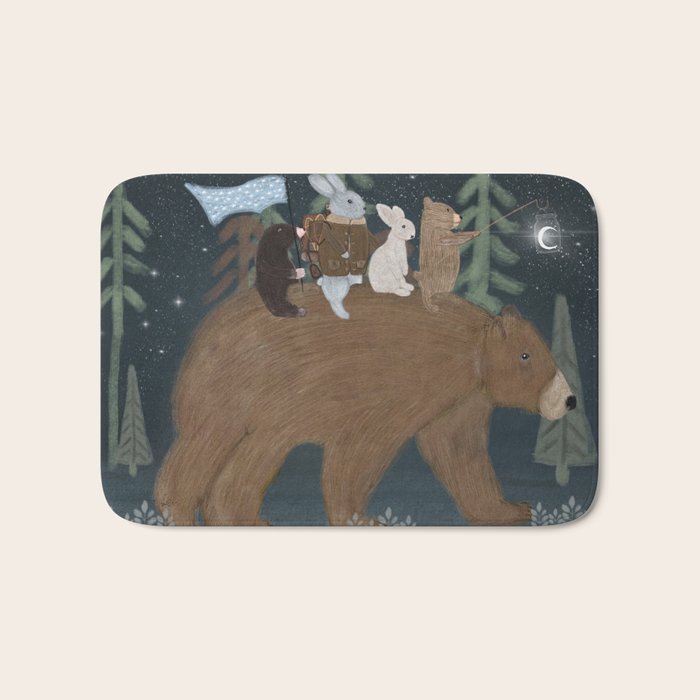 the moon bear Bath Mat Gallery Image 1