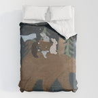 the moon bear Duvet Cover Gallery Image 6