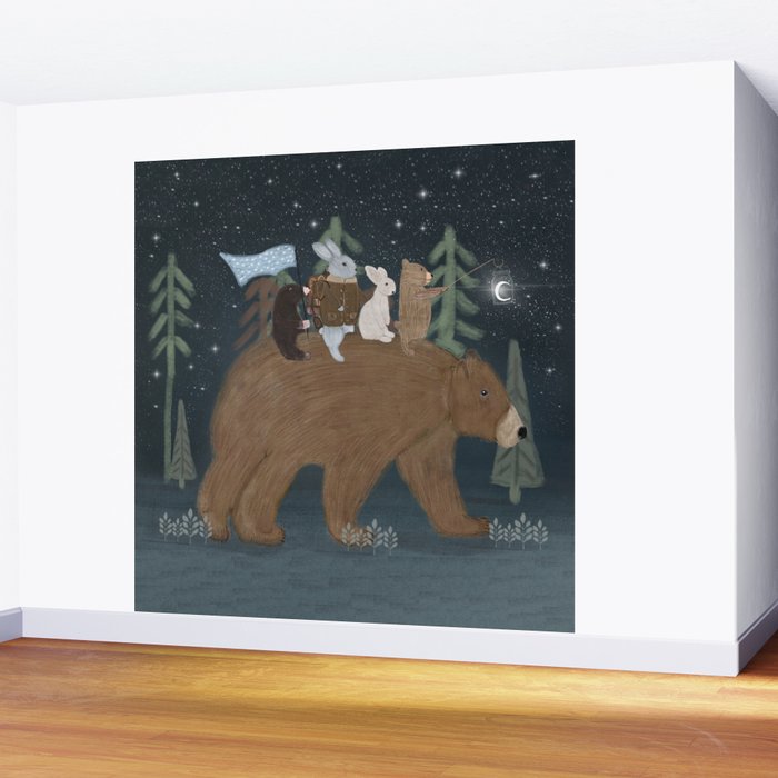 the moon bear Wall Mural Gallery Image 2