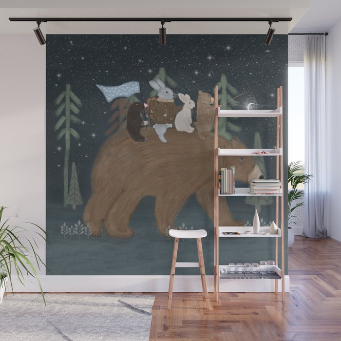 the moon bear Wall Mural Gallery Image 1