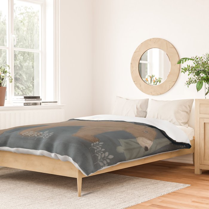 the moon bear Duvet Cover Gallery Image 2