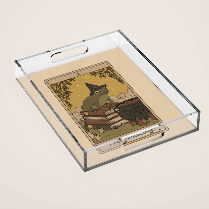 The Magician - Frog Tarot Acrylic Tray Gallery Image 1