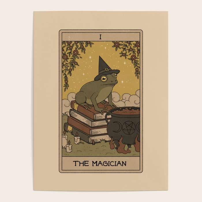 The Magician - Frog Tarot Poster Gallery Image 1