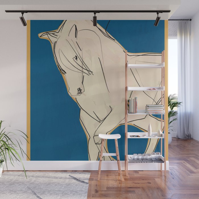 White Horse 5 Wall Mural Gallery Image 1