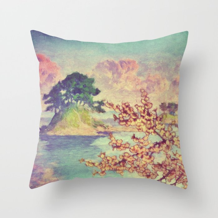 A Closer Look at Kukuyediyo (Series III of IV) - Nature Landscape Throw Pillow Gallery Image 1