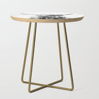portrait of a highland cow Side Table Gallery Image 1