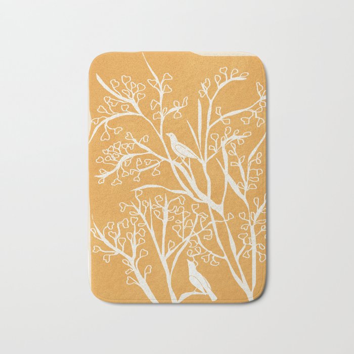 Birds on Branches 03 Bath Mat Gallery Image 1