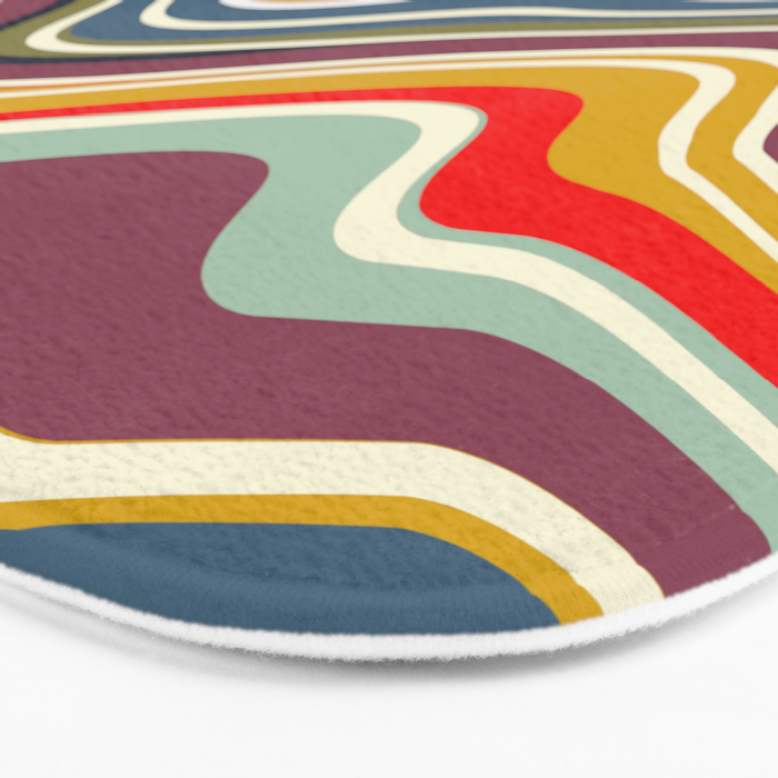 warped lines II Bath Mat Gallery Image 3