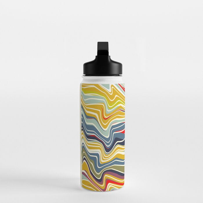 warped lines II Water Bottle Gallery Image 3