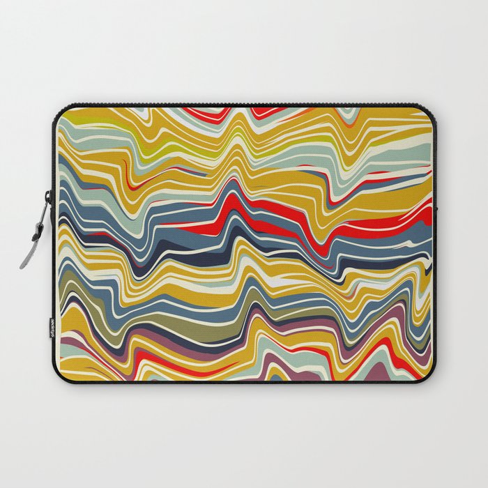warped lines II Laptop Sleeve Gallery Image 1