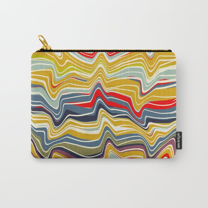 warped lines II Carry All Pouch Gallery Image 1