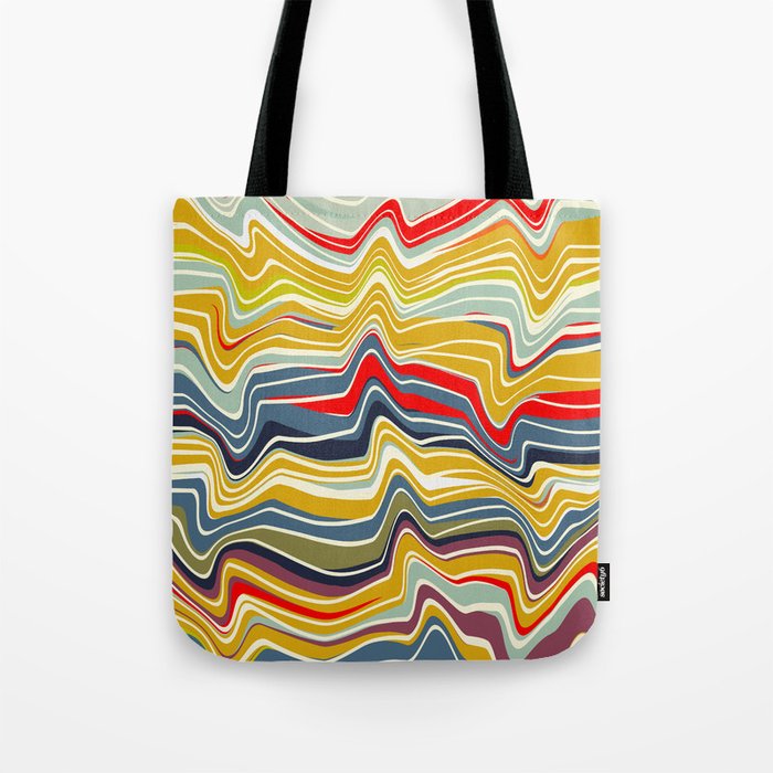 warped lines II Tote Bag Gallery Image 1
