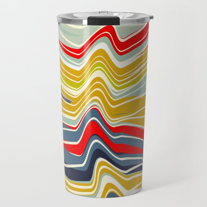 warped lines II Travel Mug Gallery Image 1