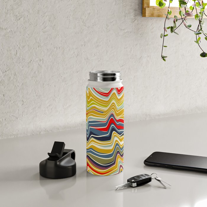 warped lines II Water Bottle Gallery Image 4
