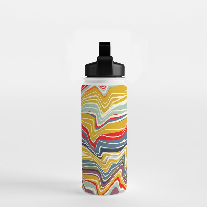 warped lines II Water Bottle Gallery Image 2