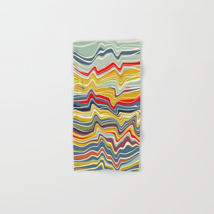 warped lines II Bath Towel Gallery Image 1
