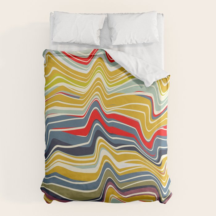 warped lines II Duvet Cover Gallery Image 1