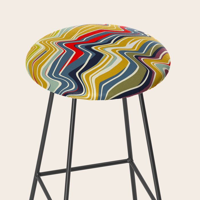 warped lines II Stool Gallery Image 2