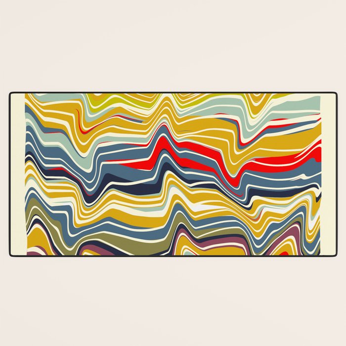warped lines II Desk Mat Gallery Image 3