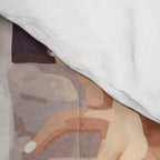 Woman Reading Newspaper Comforter Gallery Image 4