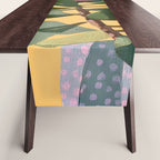 Protea Bloom with Sage Leaves Table Runner Gallery Image 1
