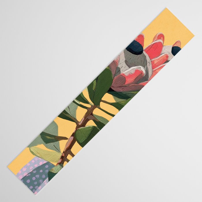 Protea Bloom with Sage Leaves Table Runner Gallery Image 3
