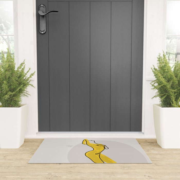 Mustard Moonlight  Welcome Mat Gallery Image 3