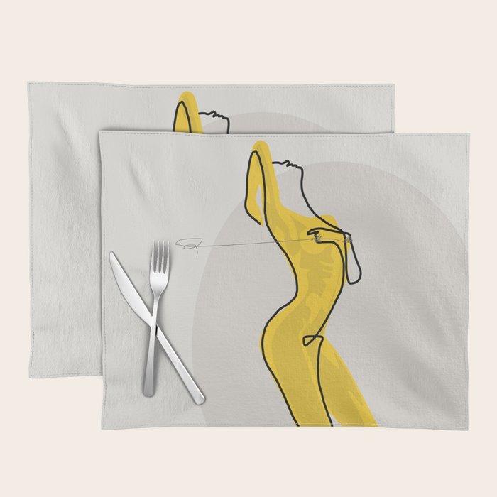 Mustard Moonlight  Placemat Gallery Image 1