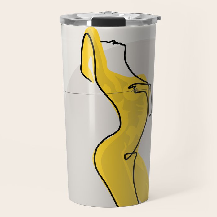 Mustard Moonlight  Travel Mug Gallery Image 1